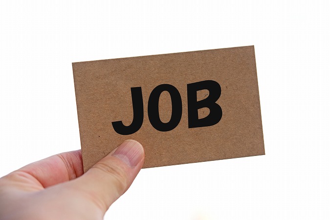 JOBと書かれたカード